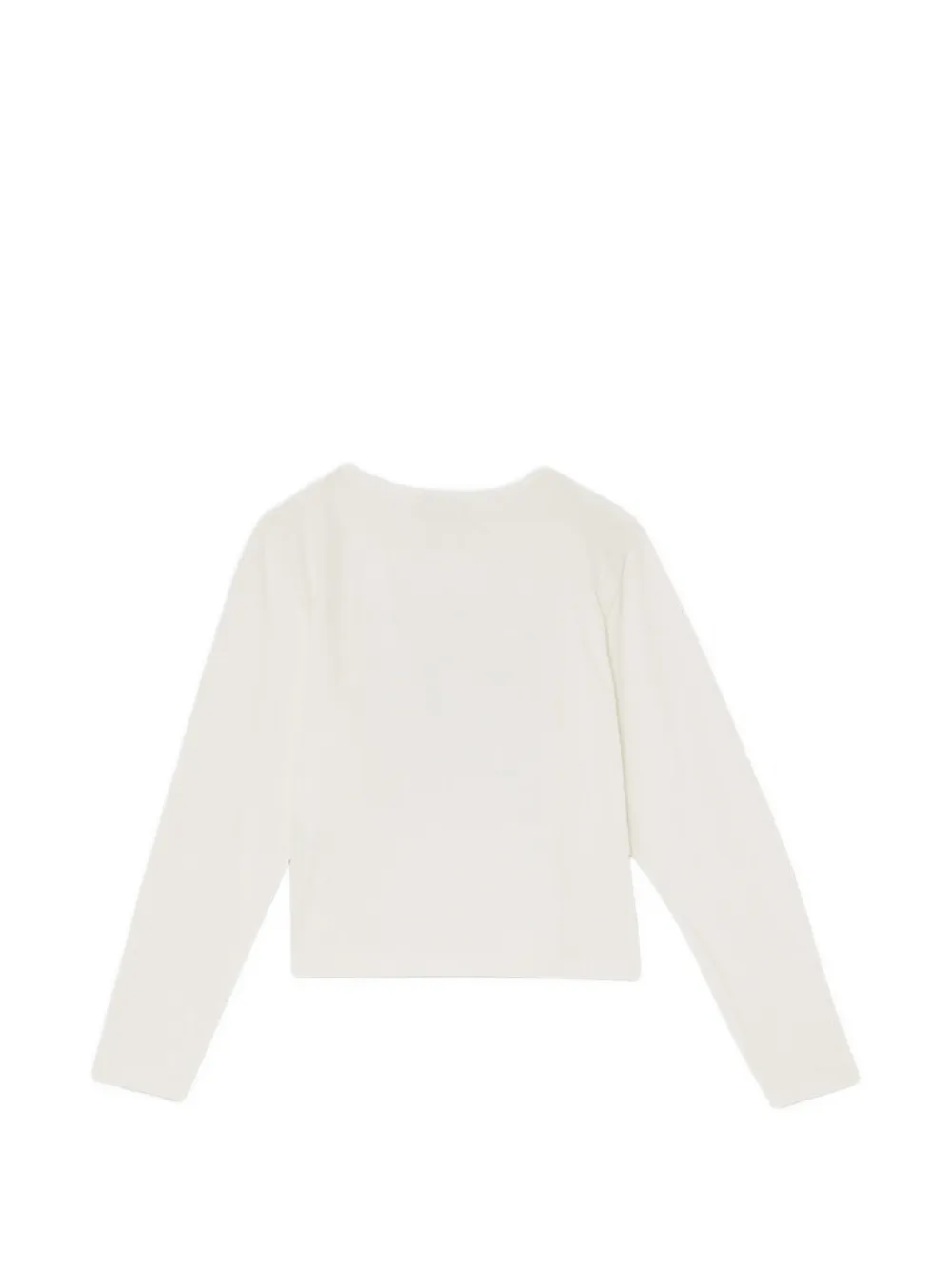 Liu Jo Kids T-shirt met logo van stras Beige