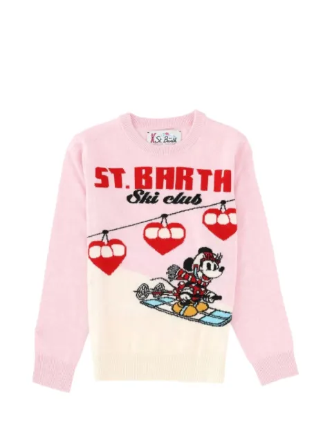 MC2 Saint Barth Kids свитер вязки интарсия из коллаборации с Disney