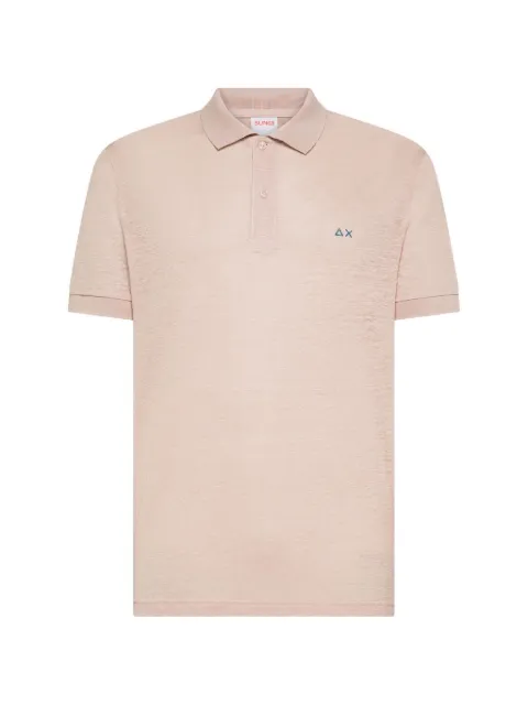 Sun68 linen polo shirt