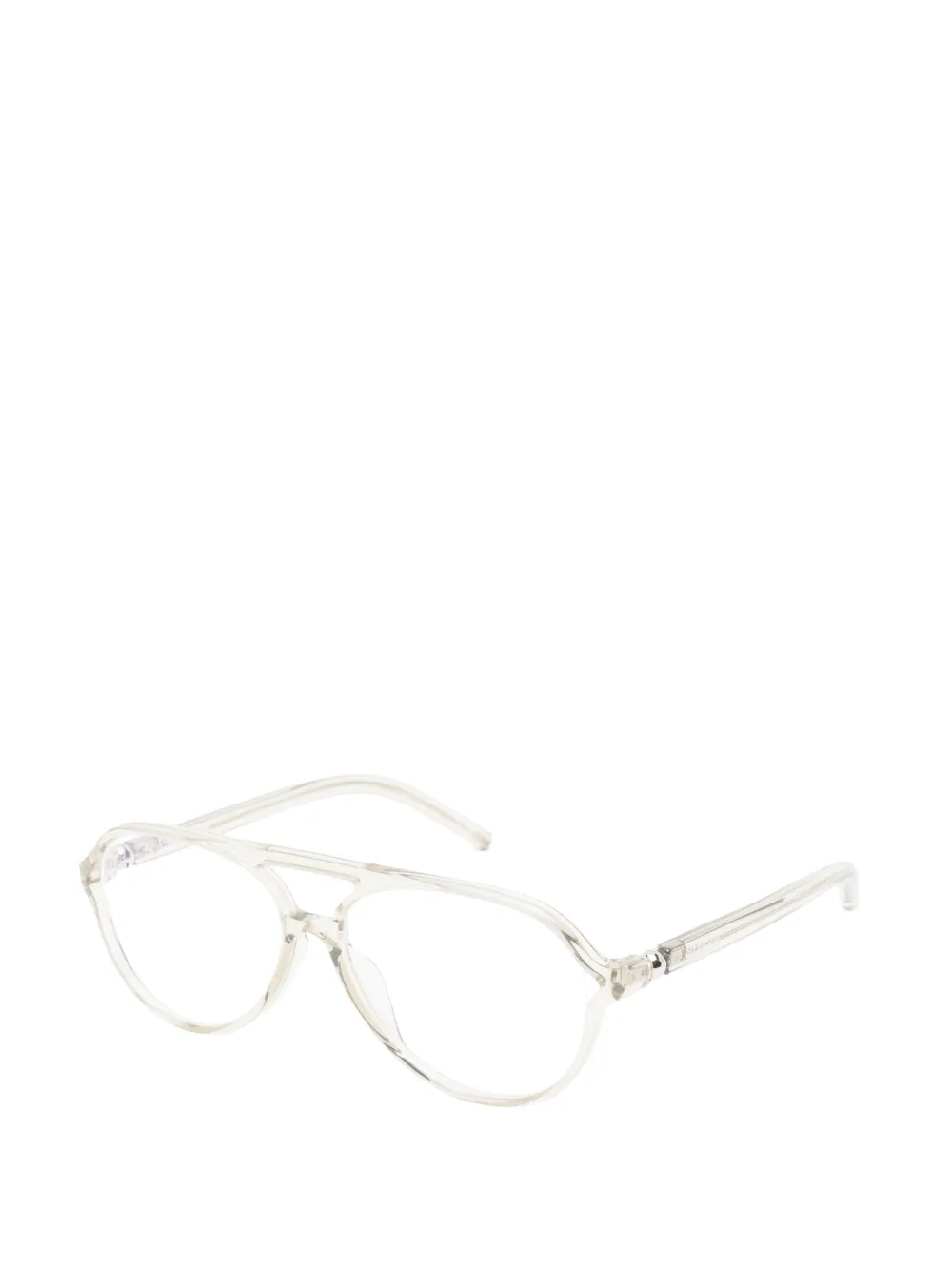 Jacquemus pilot-frame glasses Wit