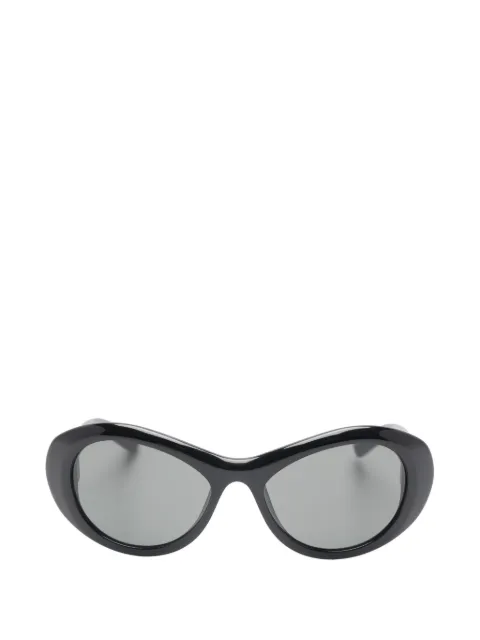 Jacquemus lentes de sol con armazón ovalada