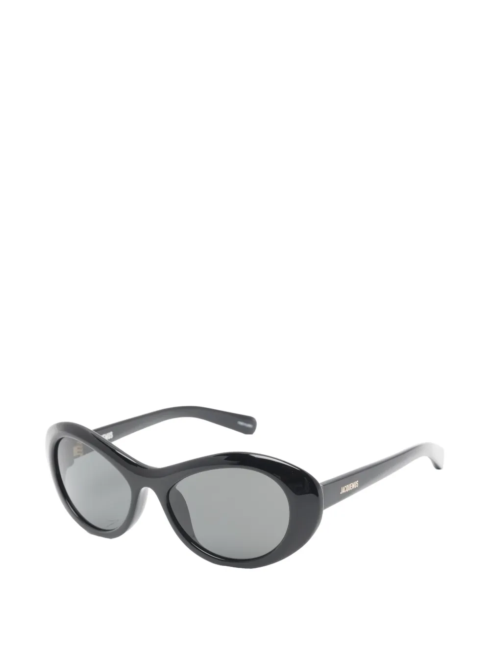Jacquemus oval-frame sunglasses Zwart