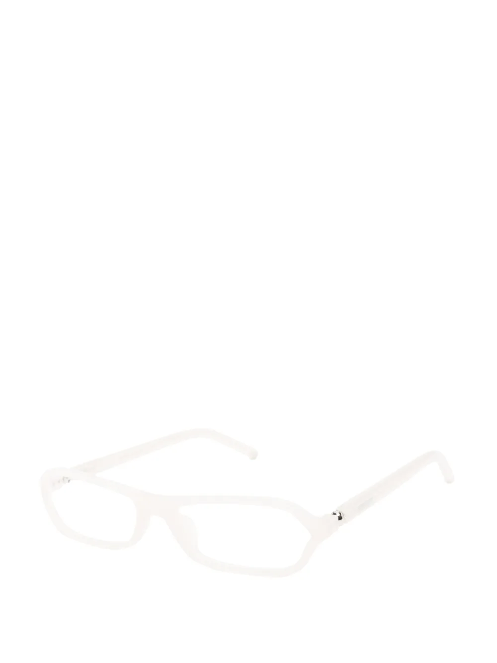 Jacquemus geometric-frame glasses Wit
