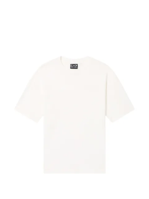 Ea7 Emporio Armani T-shirt med præget logo