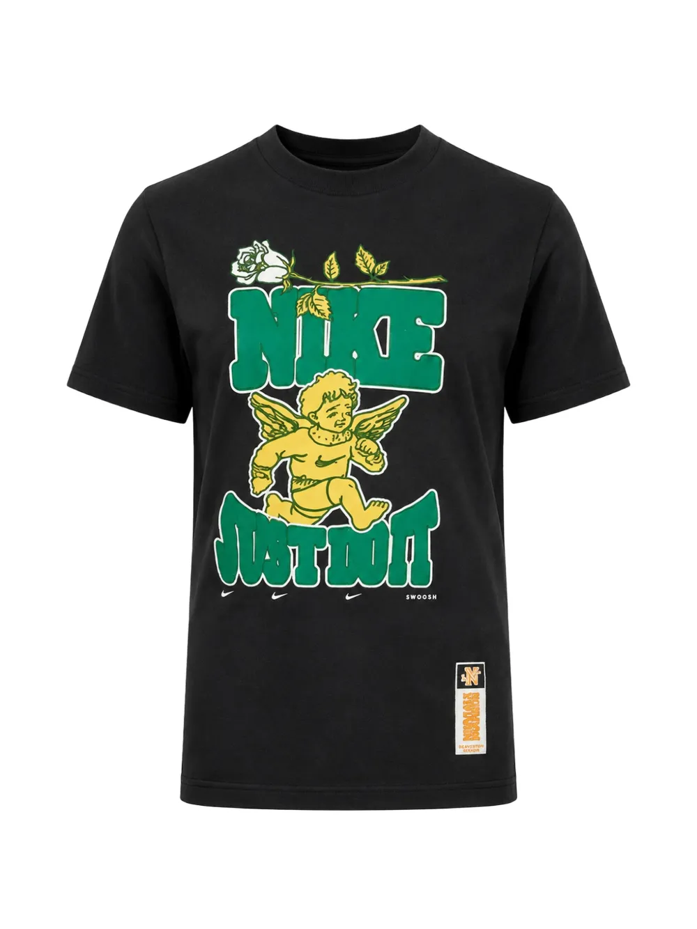Nike Kids graphic-print T-shirt - Nero
