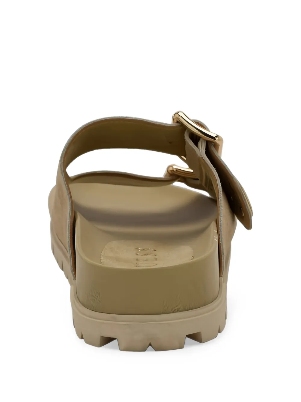 GUESS USA buckle-fastening suede sandals Beige