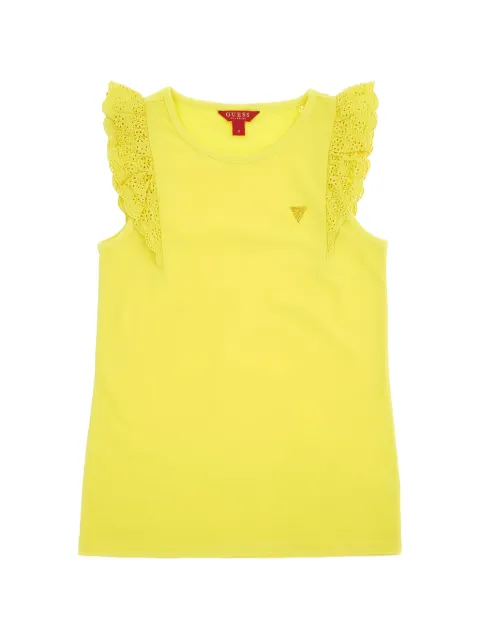GUESS USA Sangallo ruffled top