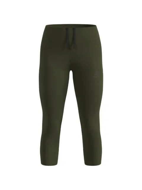 ODLO logo-print cropped leggings