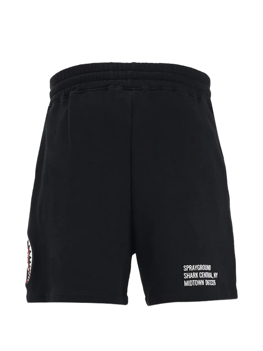 Sprayground Shark Central shorts met trekkoord Zwart