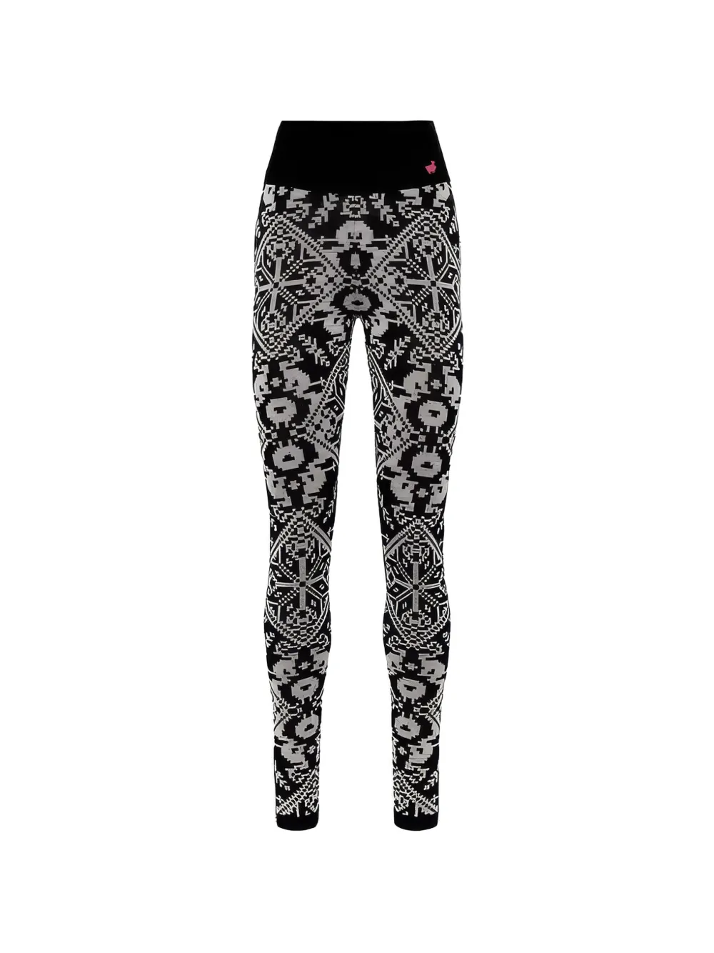 Kari Traa Leggings mit Fair-Isle-Muster - Schwarz