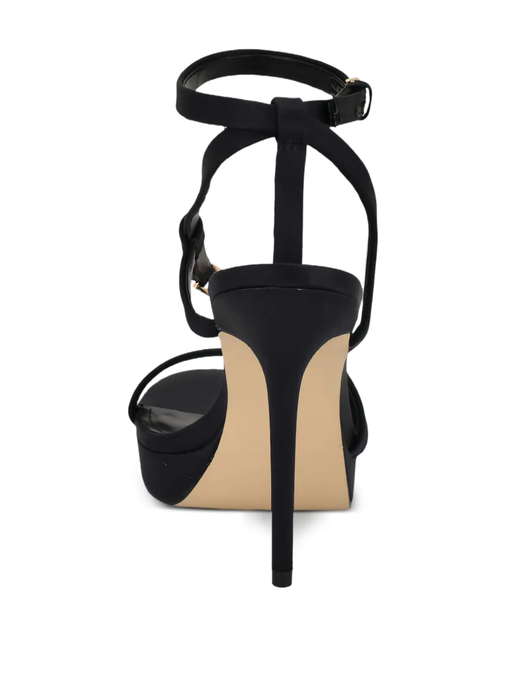GUESS USA Lucier logo-plaque sandals Zwart