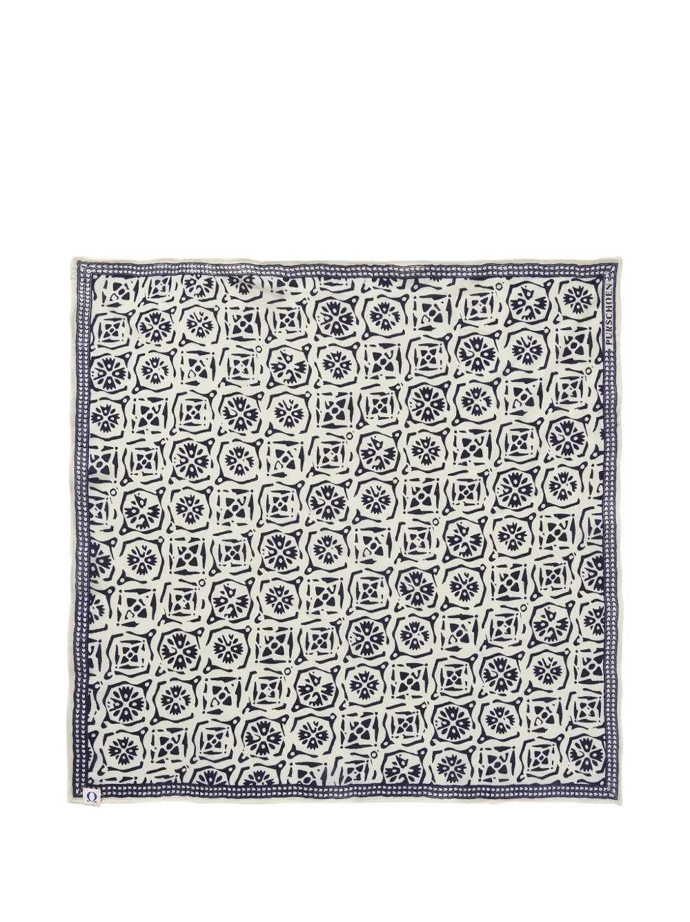 Himalaya Clothing kaleidoscope-print square scarf - Blu