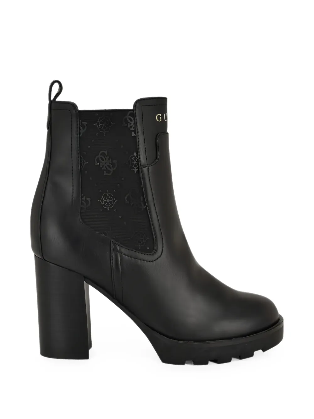 GUESS USA Nealle block-heel ankle boots Zwart