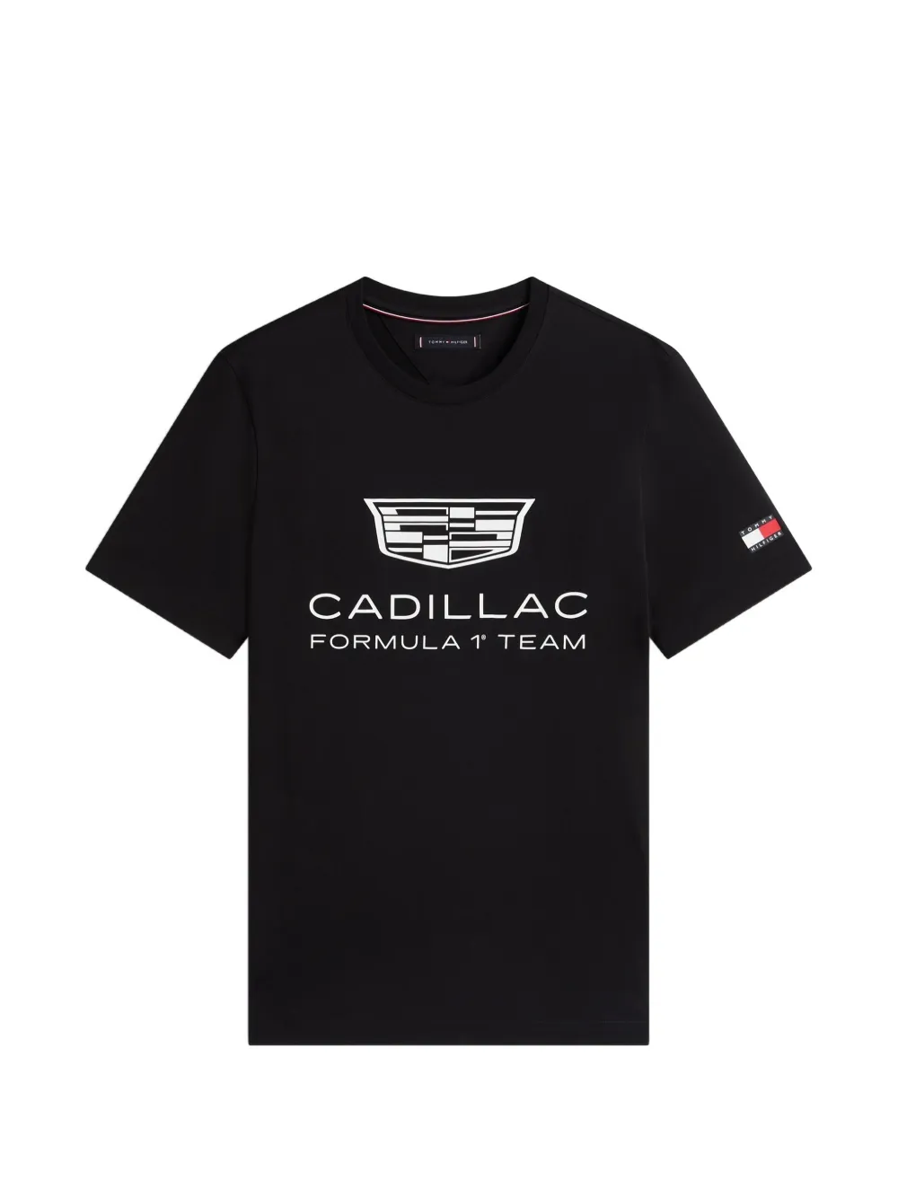 Tommy Hilfiger x Cadillac Formula 1 Team Shield T-shirt con logo - Nero