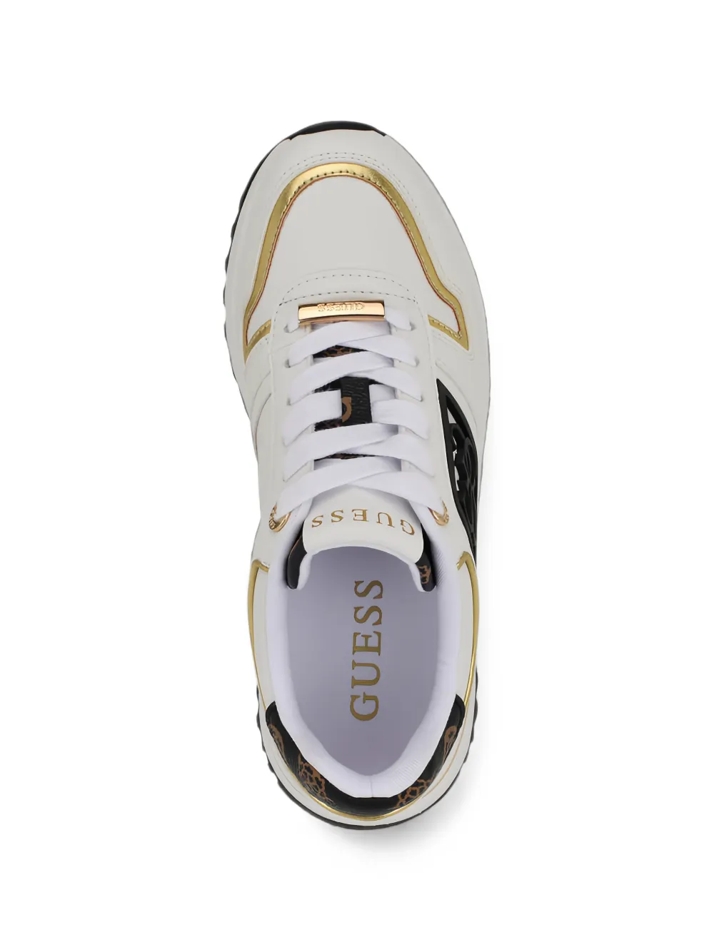 GUESS USA Koyaa 4G logo-patch sneakers Wit