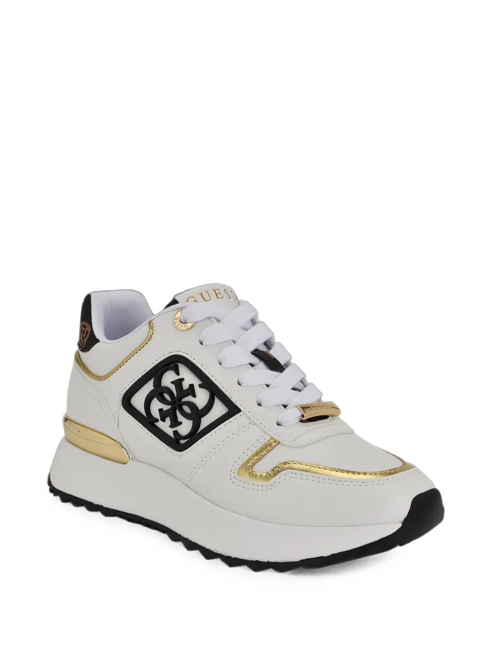 GUESS USA Koyaa 4G logo-patch sneakers Wit