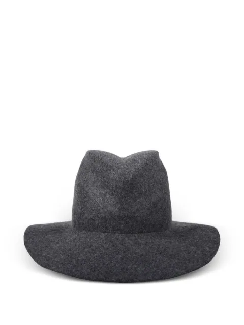 catarzi logo-patch wide-brim hat