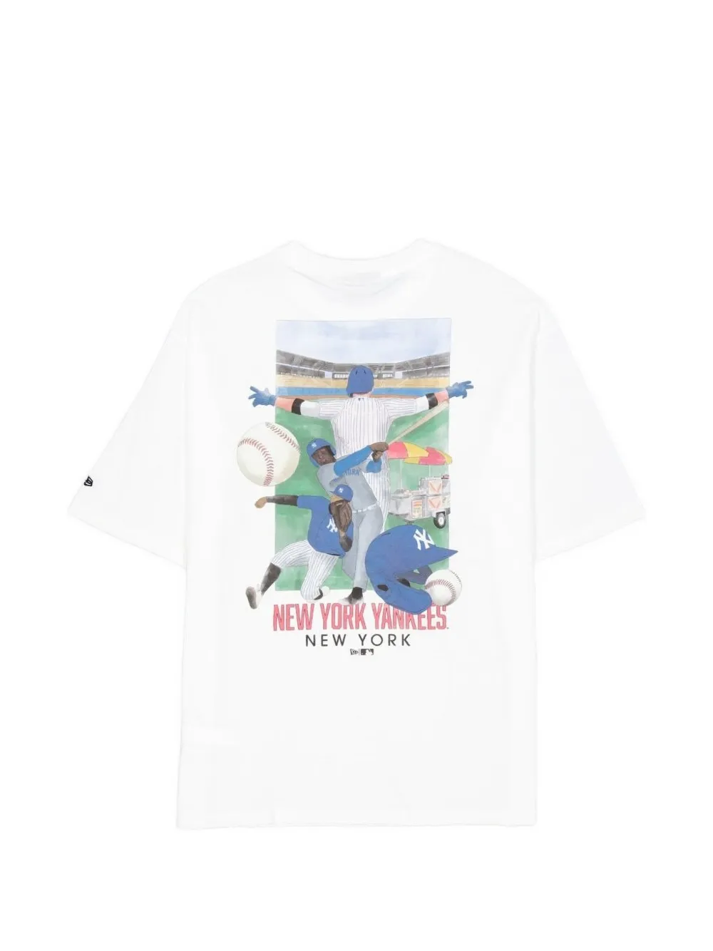NEW ERA CAP T-shirt met grafische print Wit