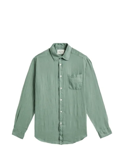 Portuguese Flannel chest-pocket linen shirt