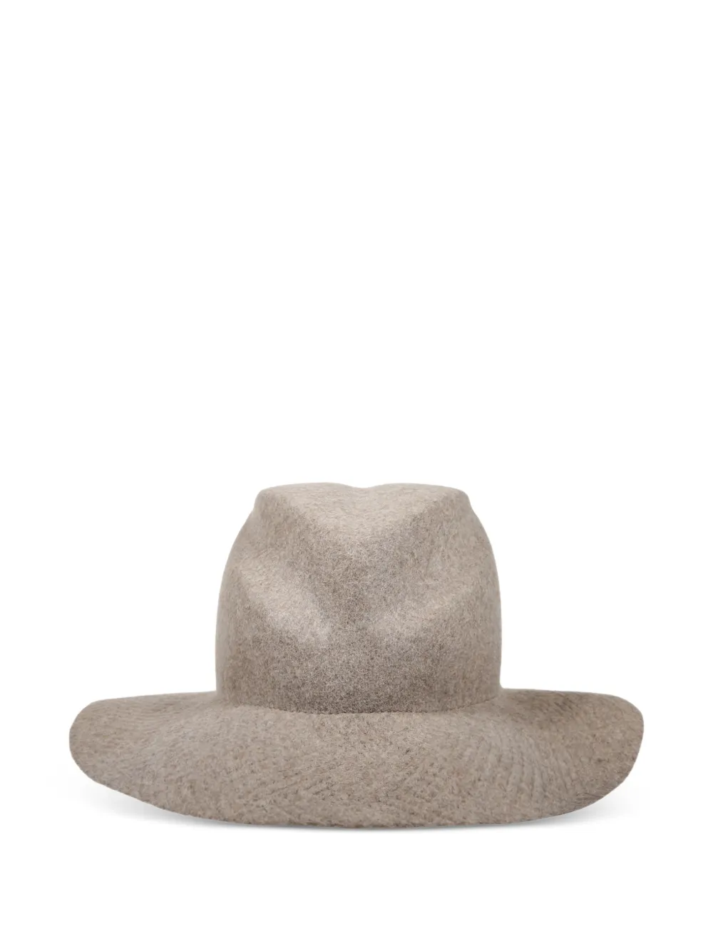 catarzi logo-plaque felt hat