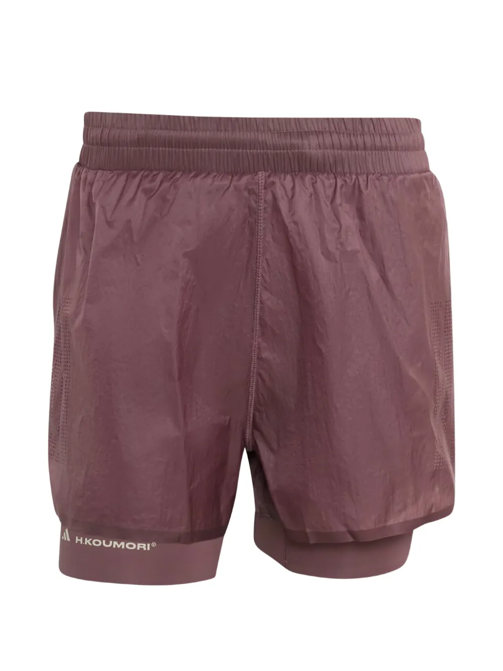 adidas running 2-in-1 shorts - Viola