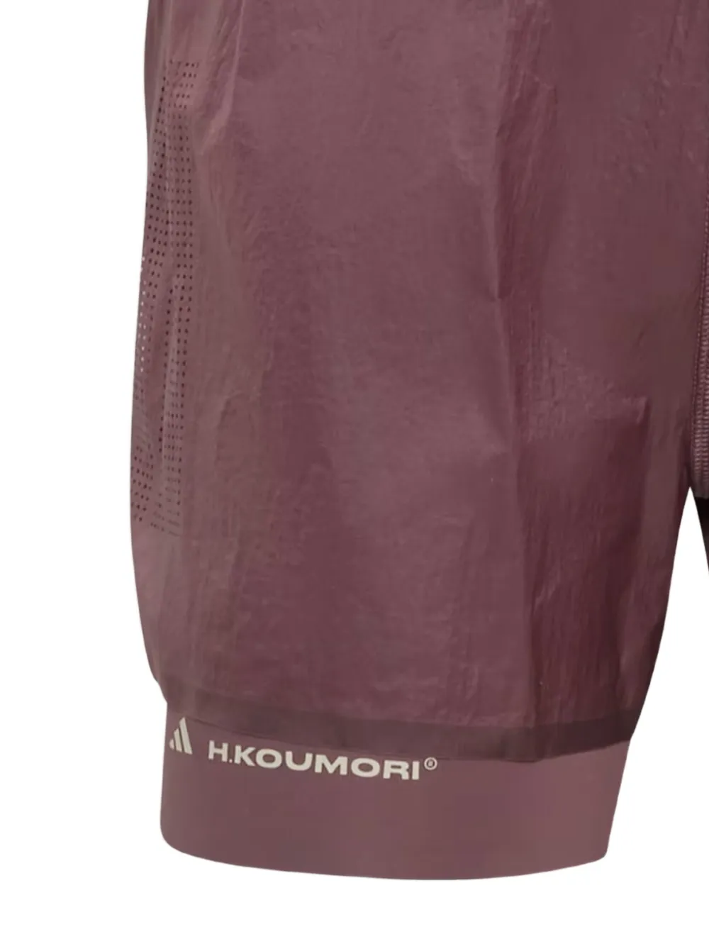 adidas running 2-in-1 shorts Paars