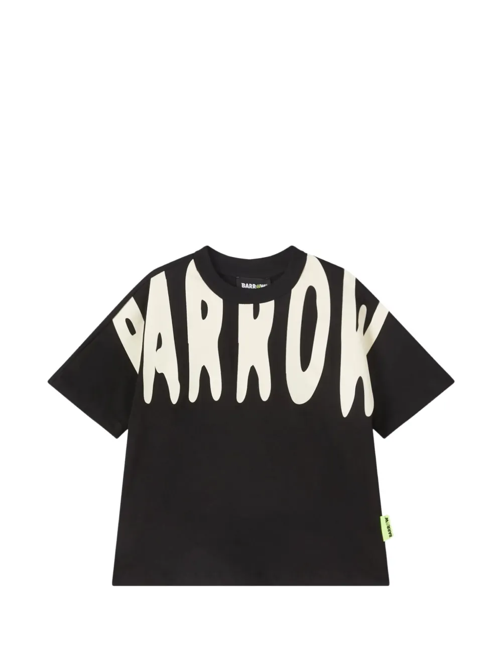 Barrow kids logo-print short-sleeve T-shirt - Nero