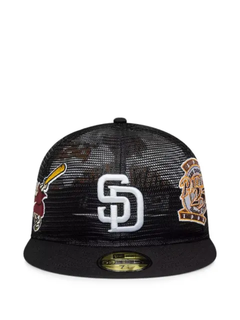 NEW ERA CAP 59Fifty logo-patch mesh cap