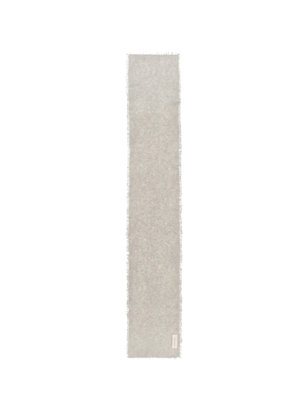 Himalaya Clothing fringed cashmere scarf - Grigio