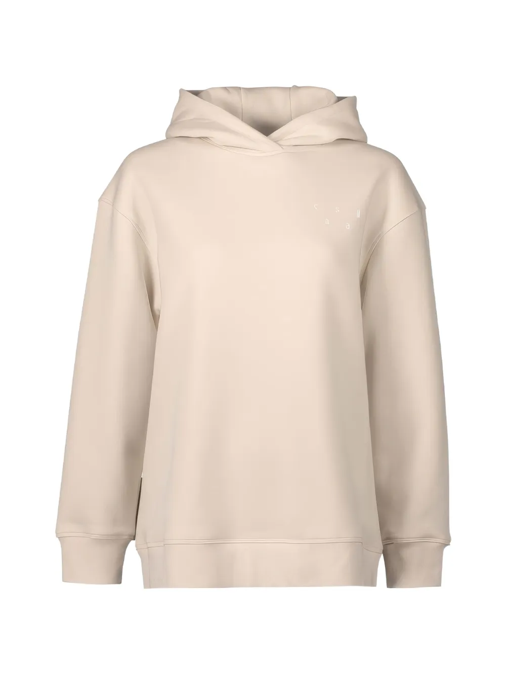 Casall dropped-shoulder hoodie - Nude