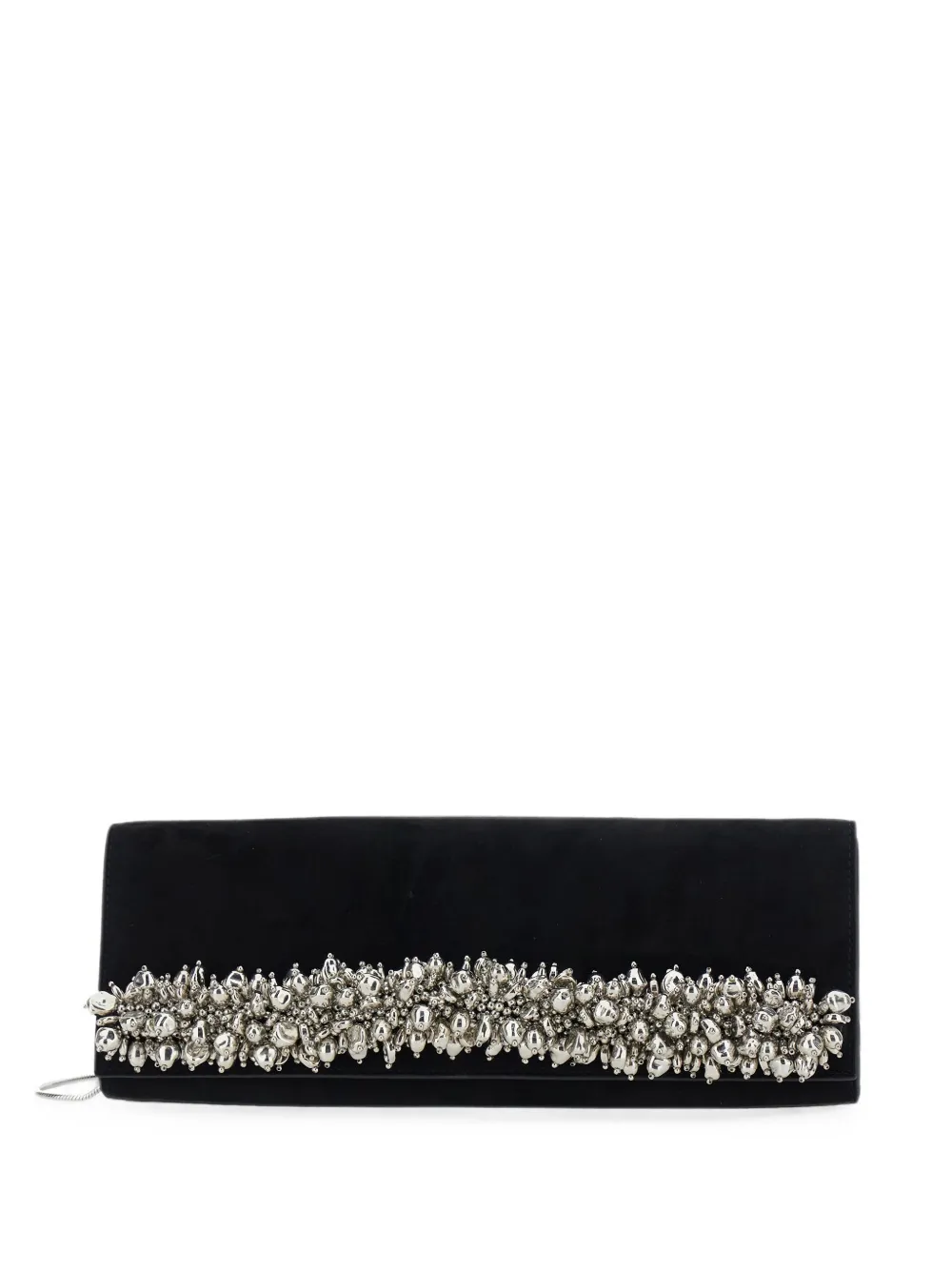 Simkhai Embellished Suede Clutch Bag In Black