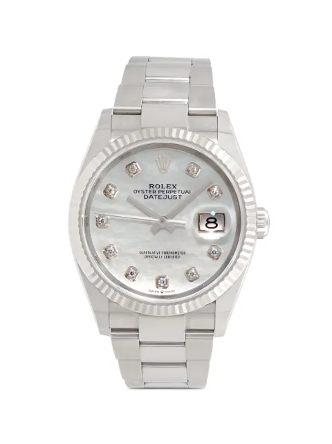 Rolex Datejust 36mm fluted bezel watch