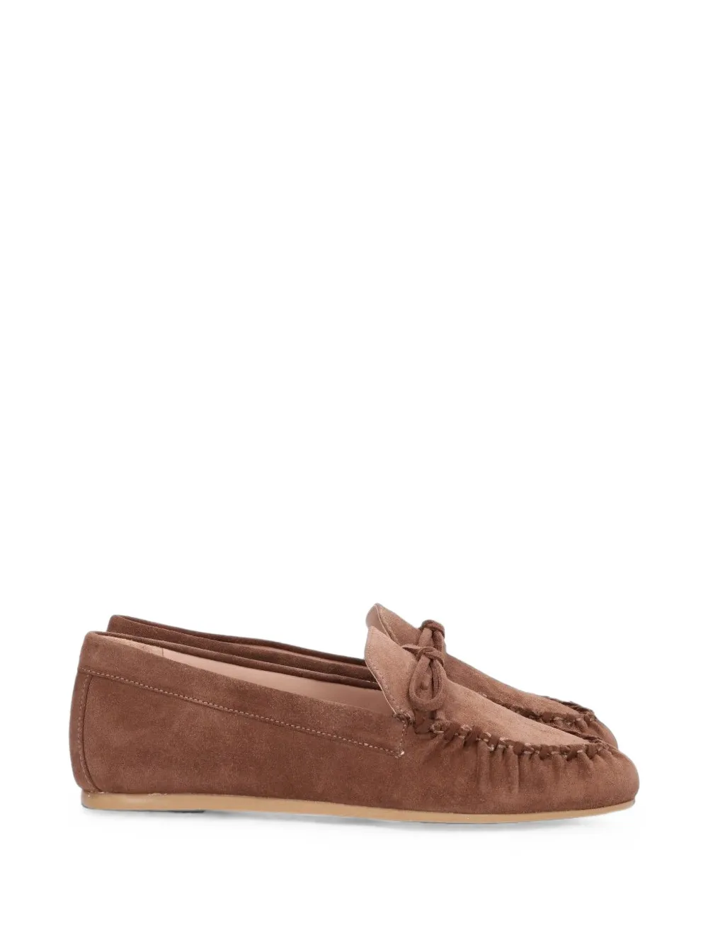 Stuart Weitzman Britt fringe loafers - Marrone