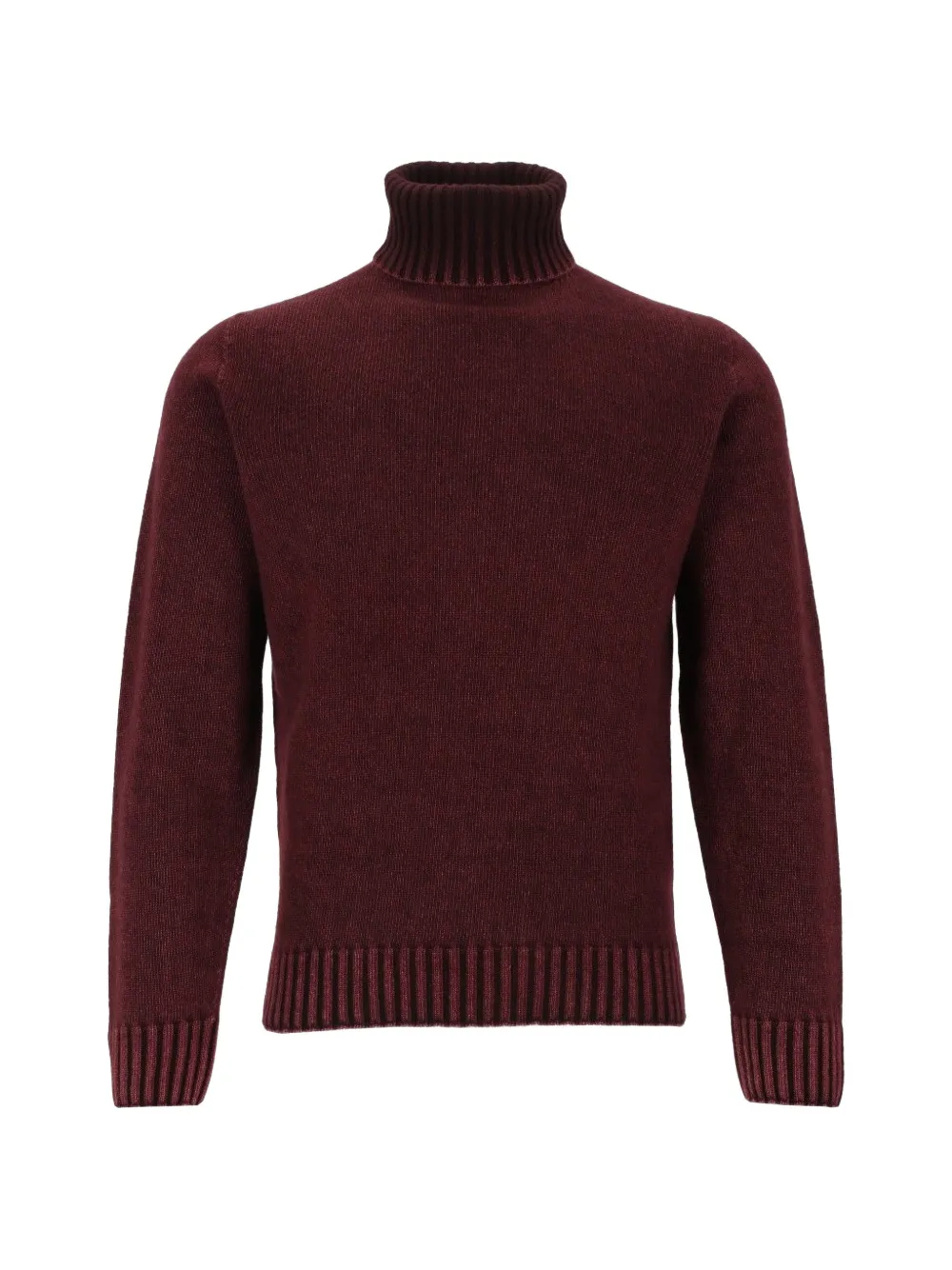 Al Duca D’Aosta 1902 ribbed-trim roll-neck sweater - Rot