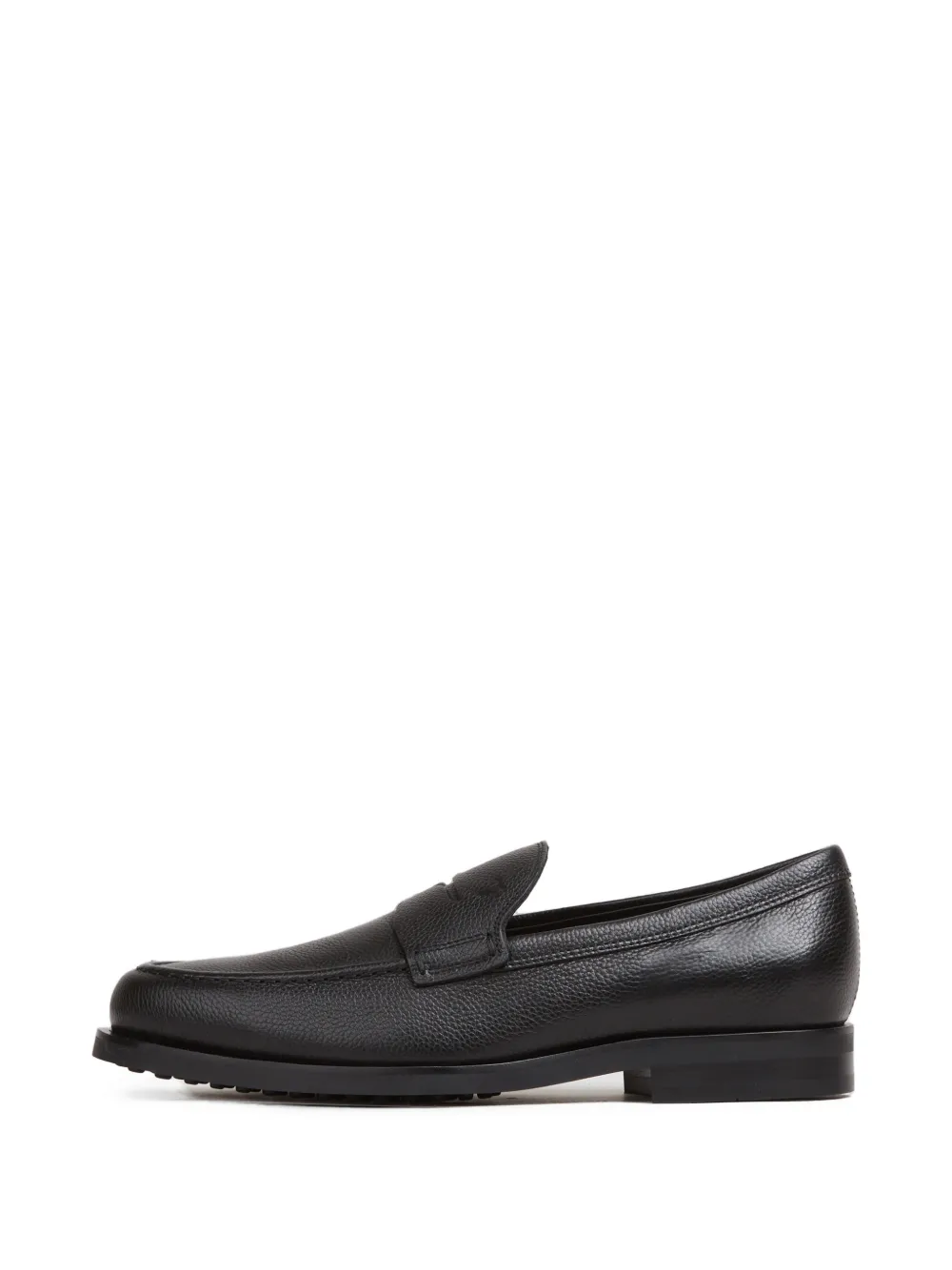 Tod's Gommino pebbled-leather loafers - Nero