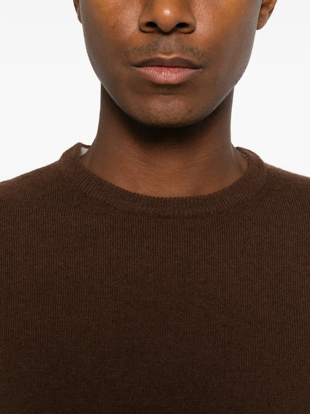 Heritage crew-neck long-sleeve sweater Bruin