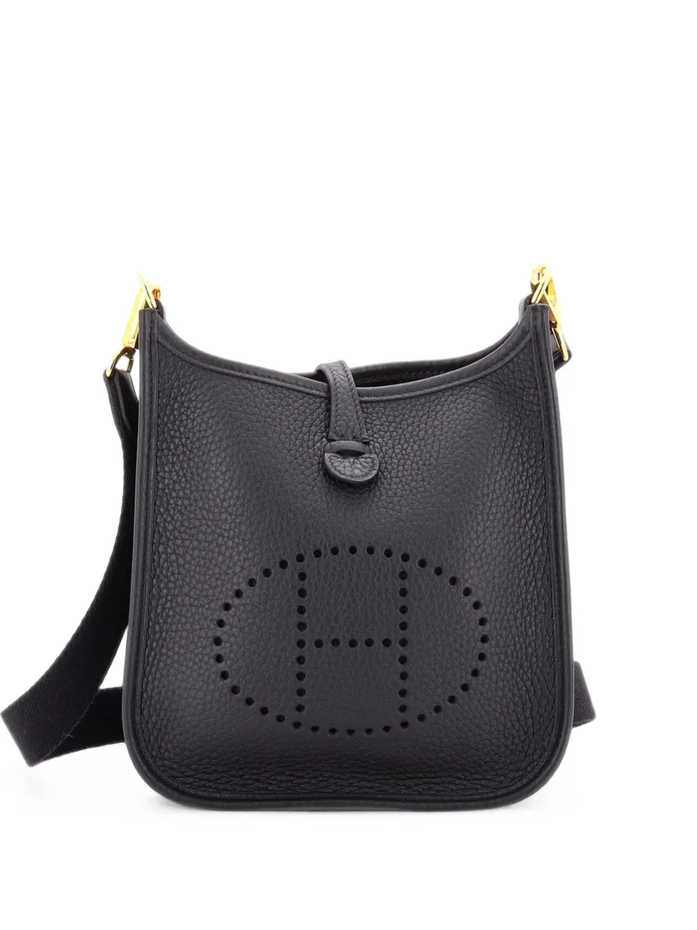 Hermès Pre-Owned Borsa a tracolla Evelyne Gen III TPM in pelle Clemence - Nero