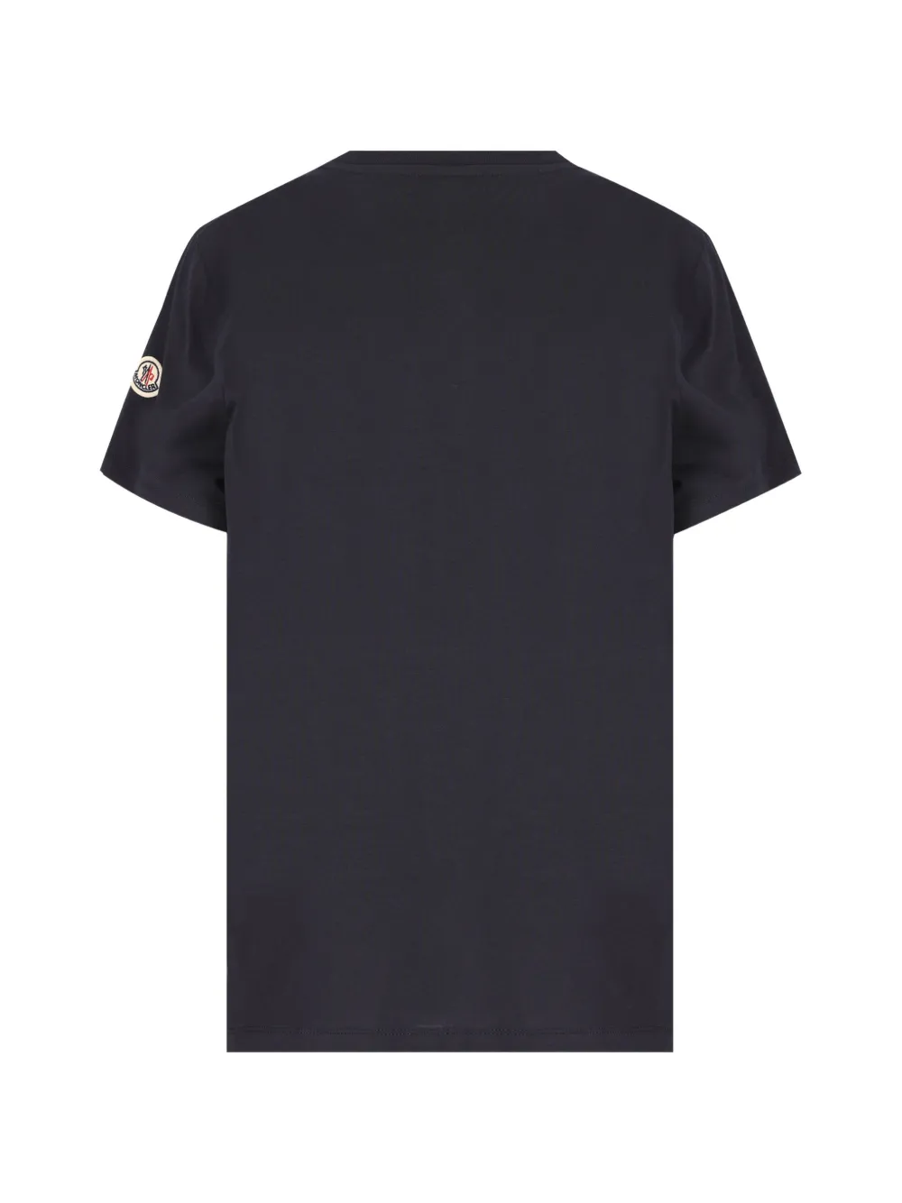 Moncler Enfant T-shirt met logopatch Blauw