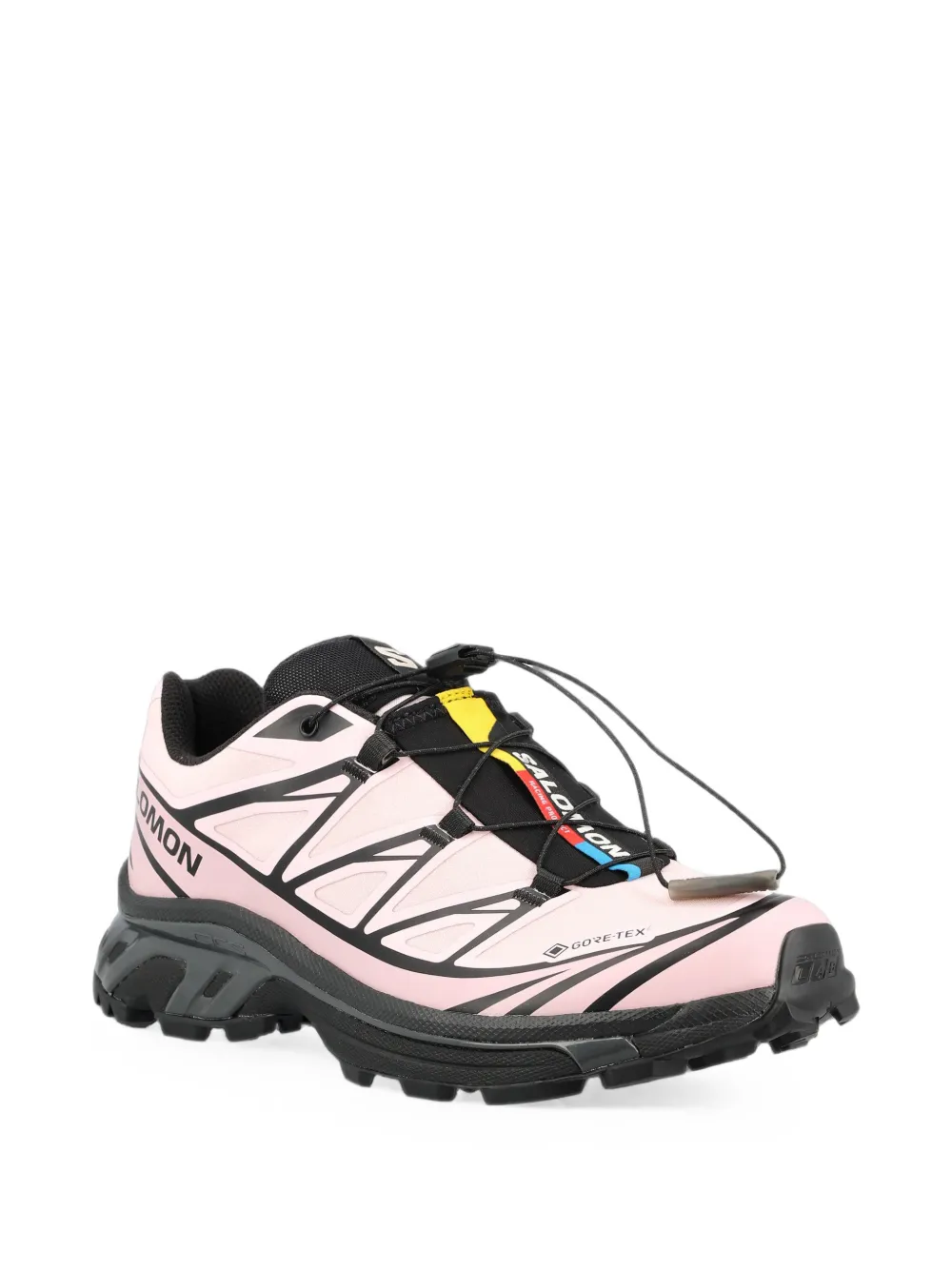 Salomon XT-6 Gore-Tex trail running low-top sneakers Roze