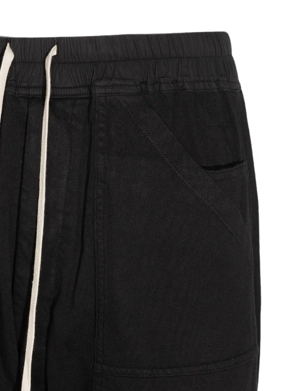 Rick Owens DRKSHDW Broek met verlaagd kruis Zwart