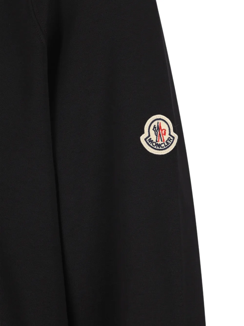Moncler Sweater verfraaid met kralen en logo-patch Zwart