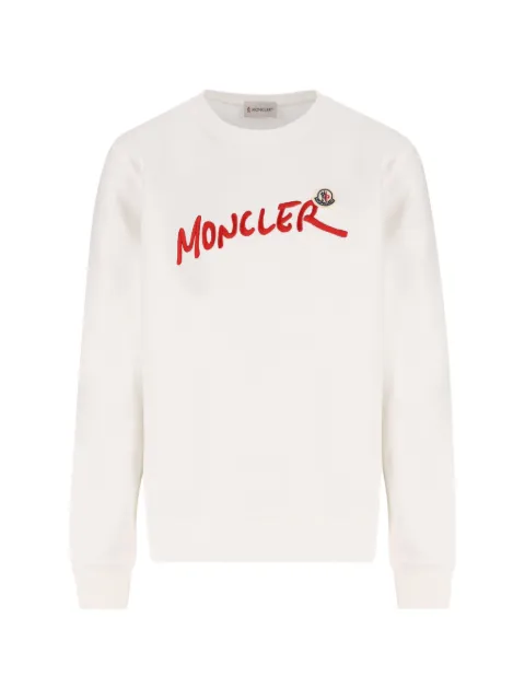 Moncler Enfant sweat à logo brodé