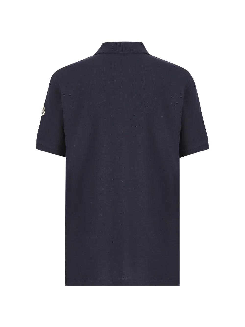 Moncler Enfant Poloshirt met logopatch Blauw