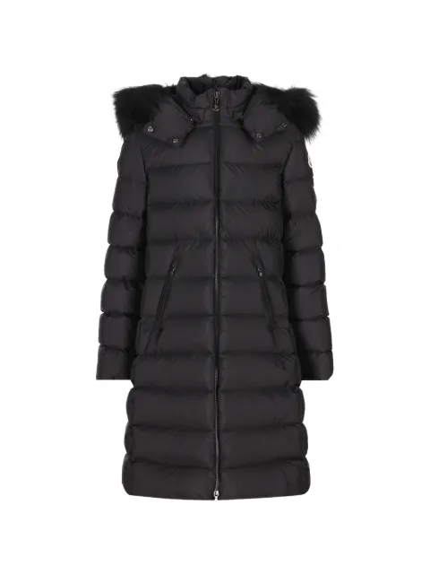 Moncler Enfant Abelle faux-fur trim quilted coat