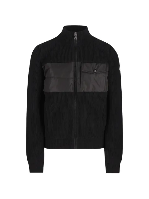 Moncler Enfant ribbed panelled cardigan