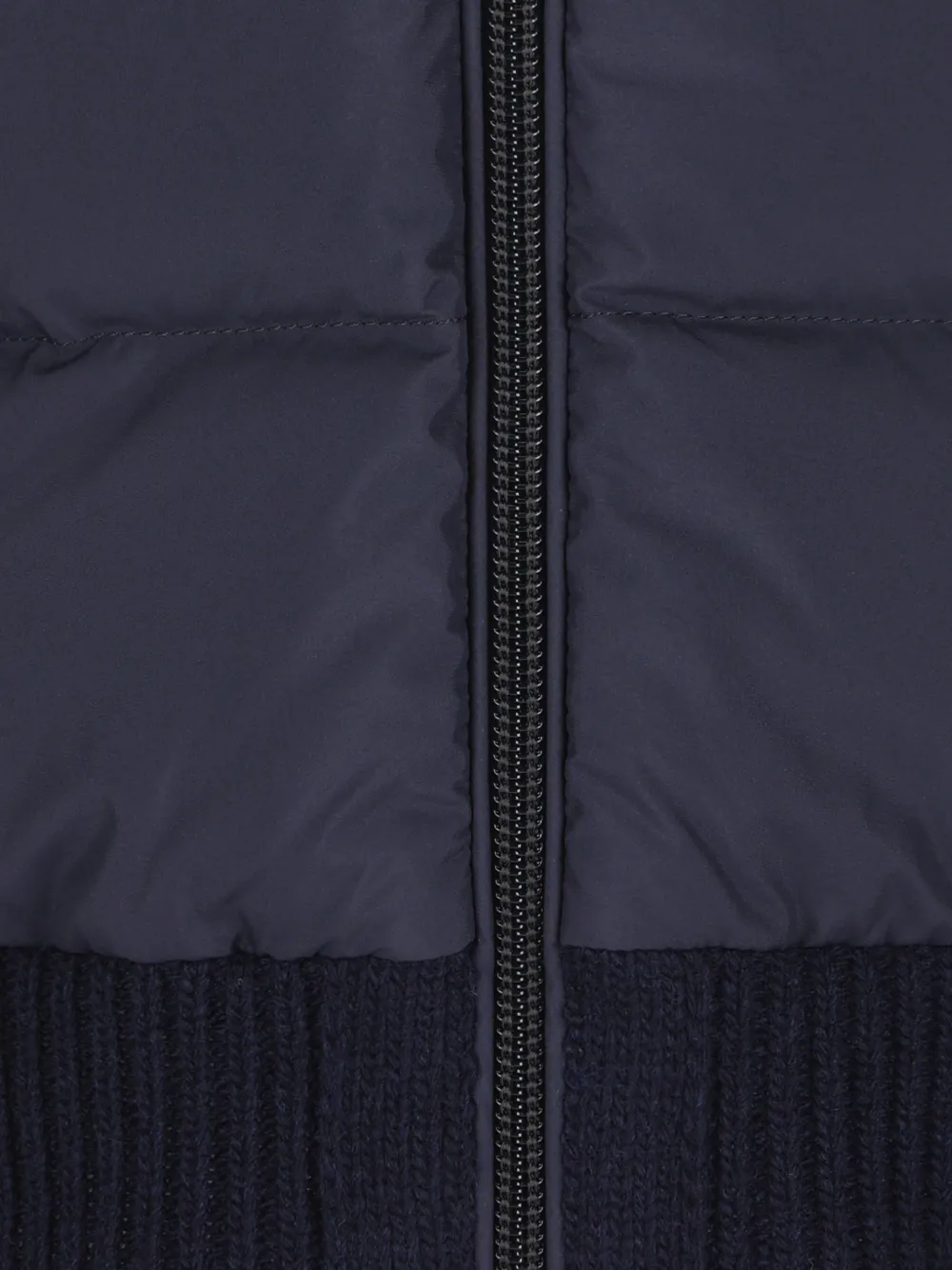 Moncler Enfant Vest van scheerwol Blauw