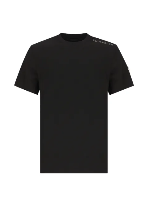 Moncler logo-print patch-detail T-shirt
