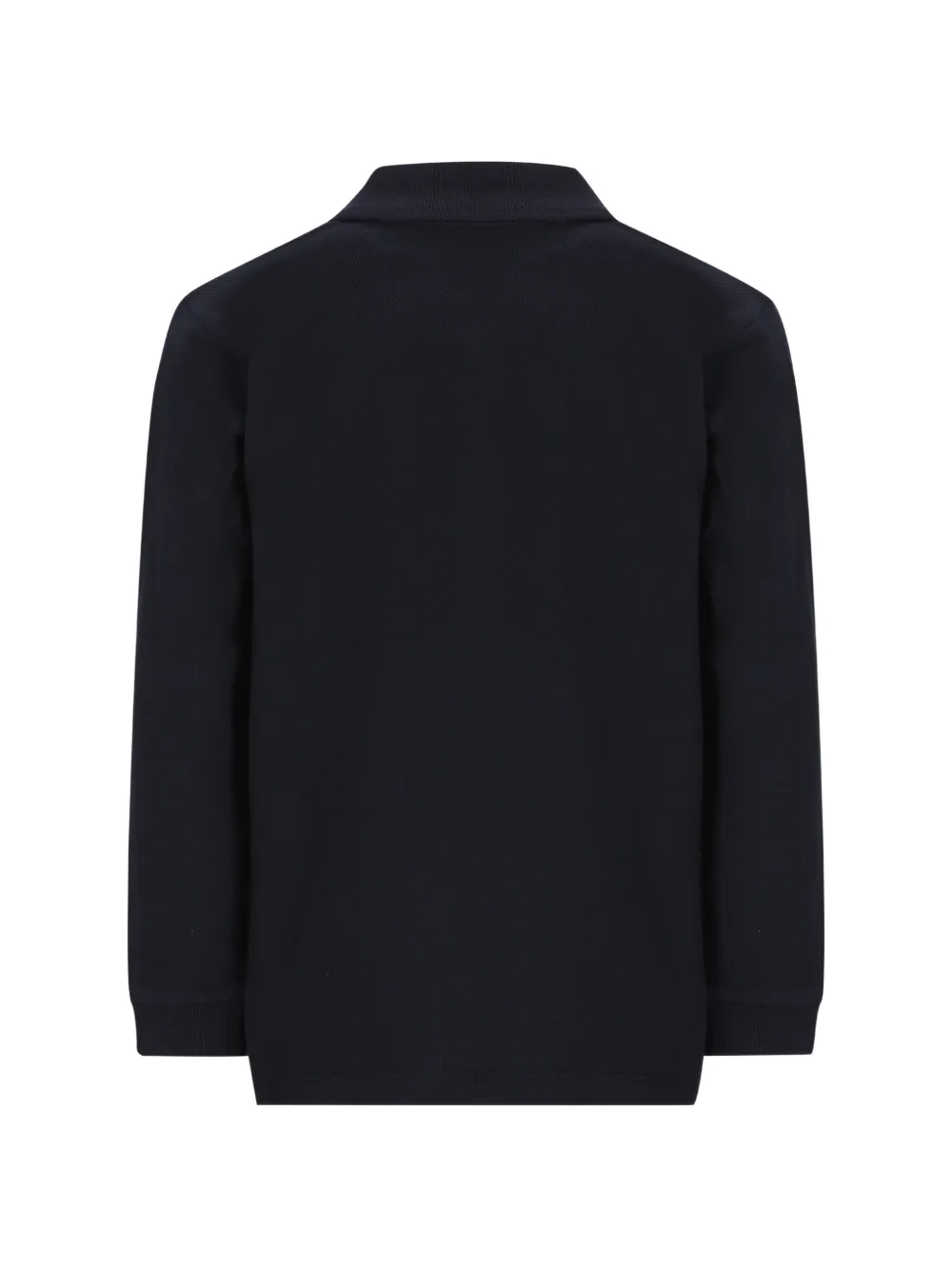 Moncler Enfant Poloshirt met logopatch Blauw