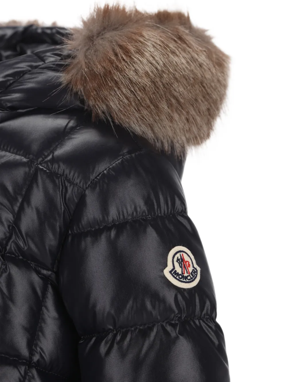 Moncler Enfant Gewatteerde mantel Zwart