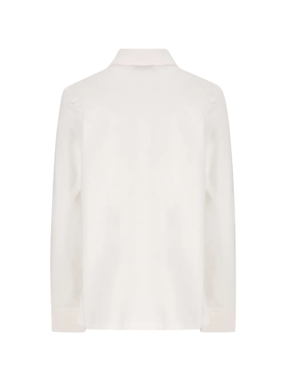 Moncler Enfant Poloshirt met logopatch Wit